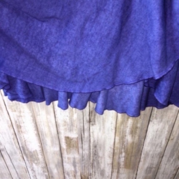 Free People Low Back Blue Tank - Picture 2 of 5